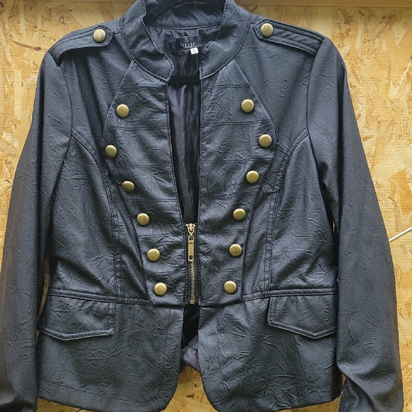 Ashley By 26 International Jackets & Blazers - Ashley By 26 International Black Military Blazer with Stand-up Collar